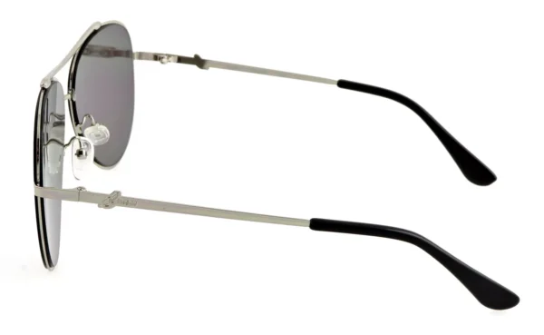 GUESS GF0301 10C 60mm Silver Mirror Aviator Sunglasses Unisex *scratches* - Image 3